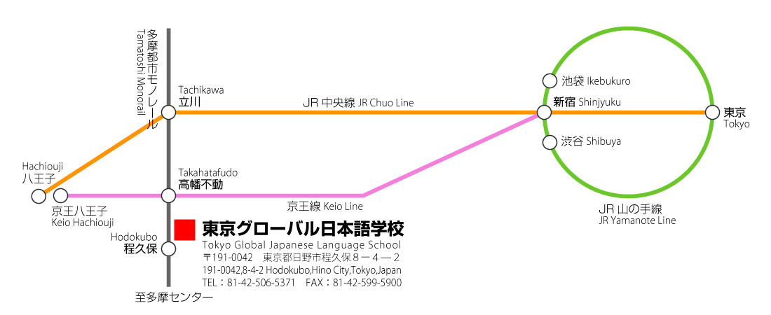 鉄道路線図　Line Map